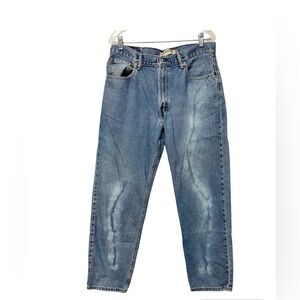 VINTAGE LEVI’S 550 90s Y2K Men’s RELAXED FIT DENIM JEANS RED TAB SIZE 34X32